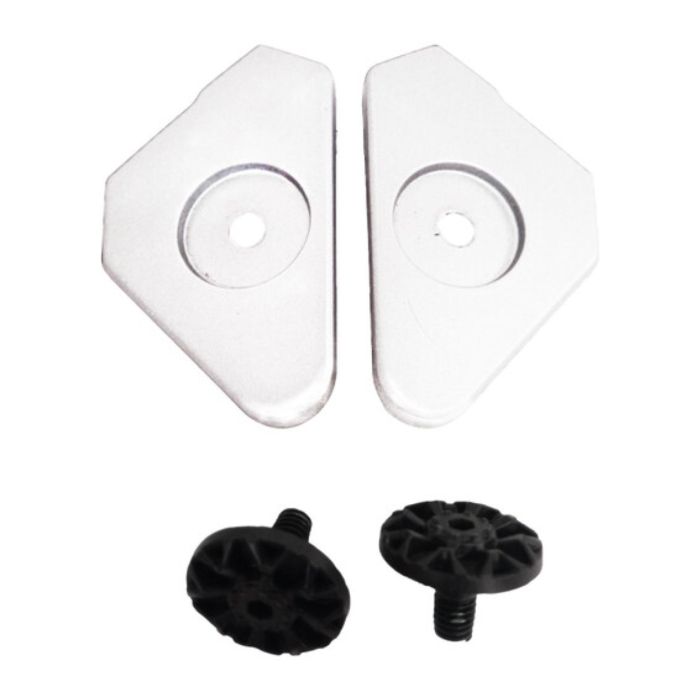 Ls2 Mx702 Plate Ratchet Solid White+screws