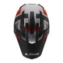 Casco Adventure Ls2 Mx702 Pioneer II Block 06 Grey Red