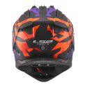 Casco Cross Ls2 Mx708 Fast II Grotesk 06 Purple Orange