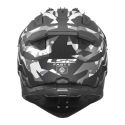 Casco Cross Ls2 Mx708 Fast II Grotesk 06 Black Grey