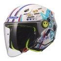 Casco Jet Ls2 Of622 Funny II Next Level White