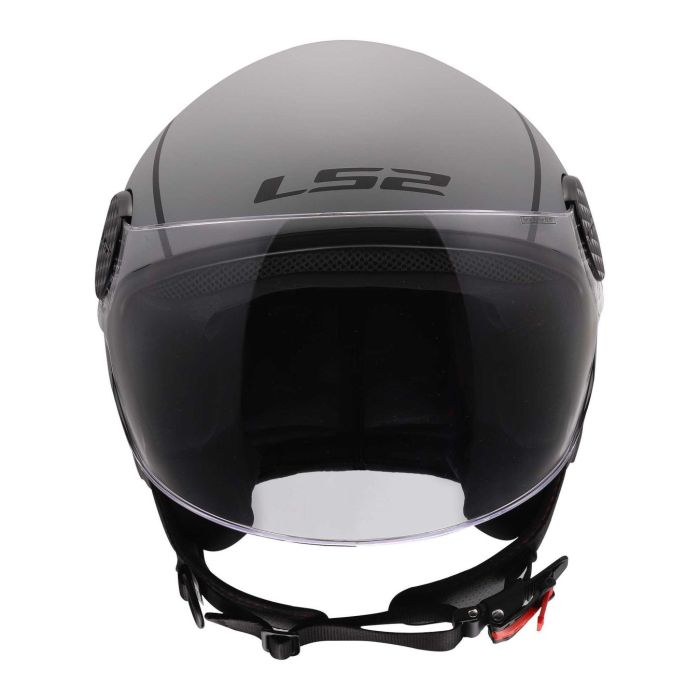 Casco Jet Ls2 Of558 Sphere Lux II Minim 06 Black Grey