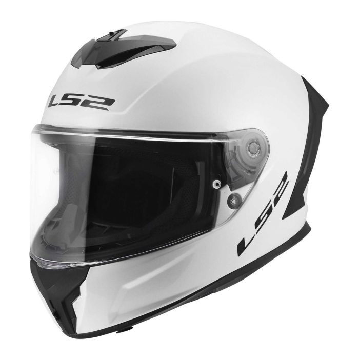 Casco Integrale Ls2 Ff820 Rapid III Solid Gloss White