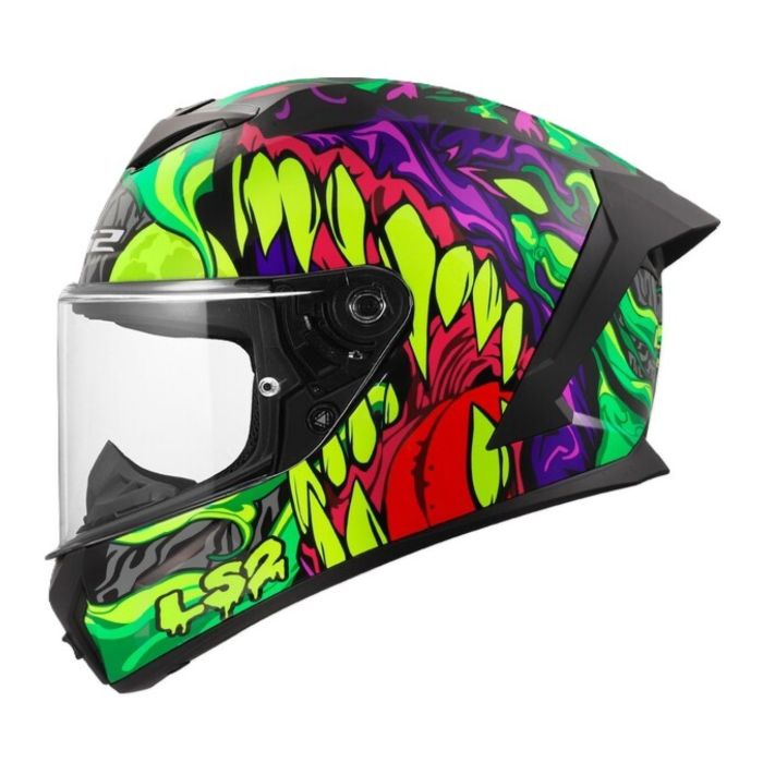 Casco Integrale Ls2 Ff820 Rapid III Lycant Purple Green