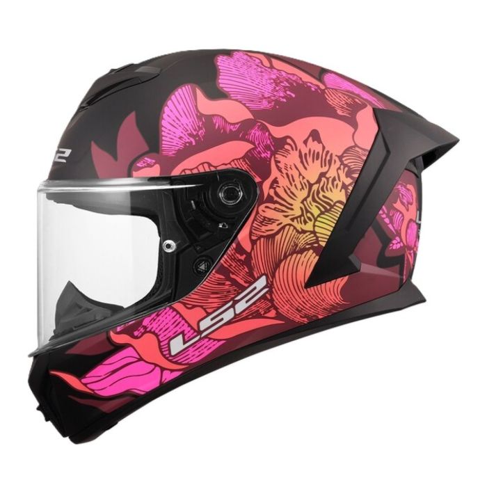 Casco Integrale Ls2 Ff820 Rapid III Poppies II Black Pink