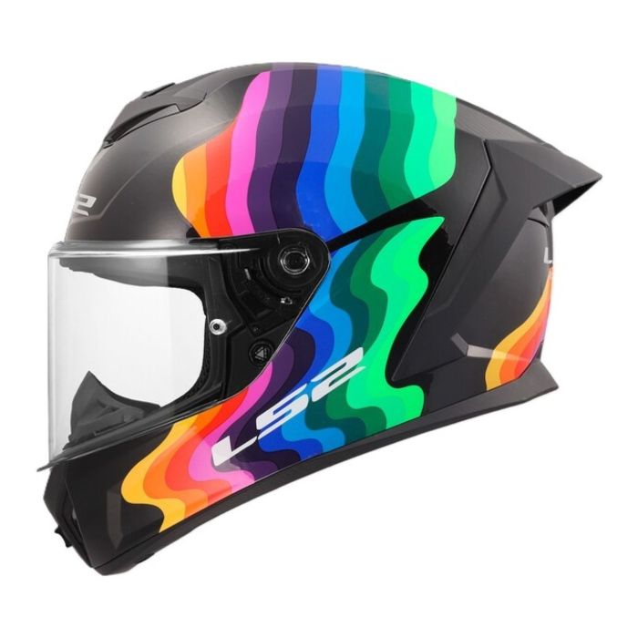 Casco Integrale Ls2 Ff820 Rapid III Flow Black Multi