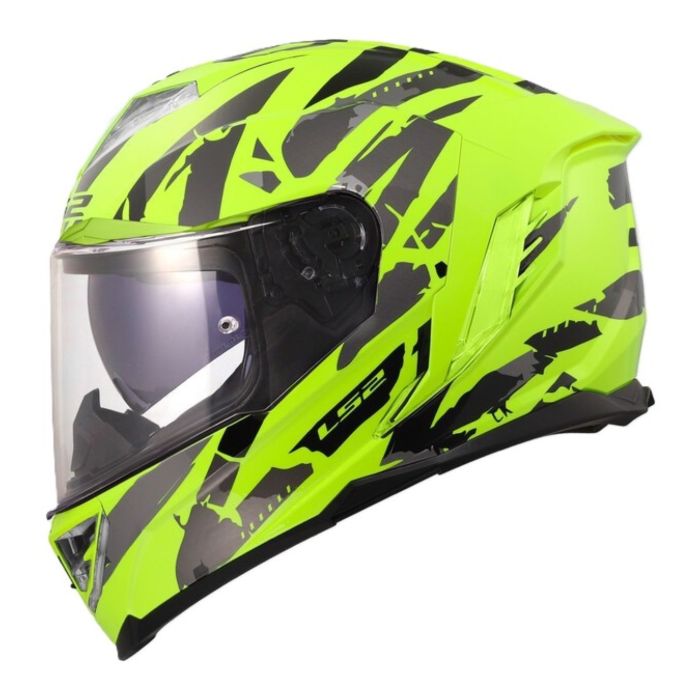 Casco Integrale Ls2 Ff818 Storm III Kaos H-v Yellow