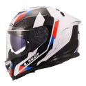 Casco Integrale Ls2 Ff818 Storm III Sporty White Blue Red