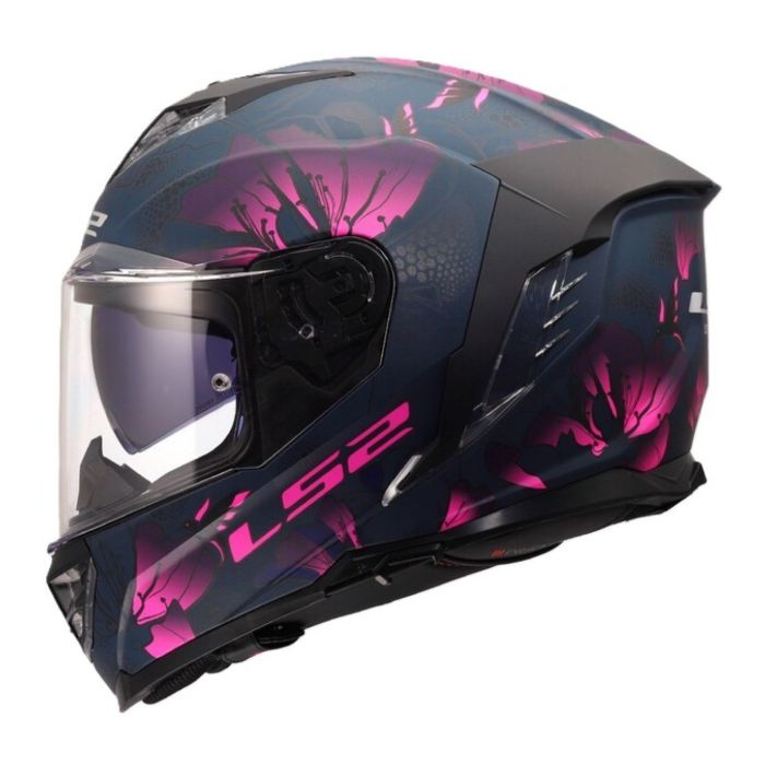 Casco Integrale Ls2 Ff818 Storm III Burst Black Pink
