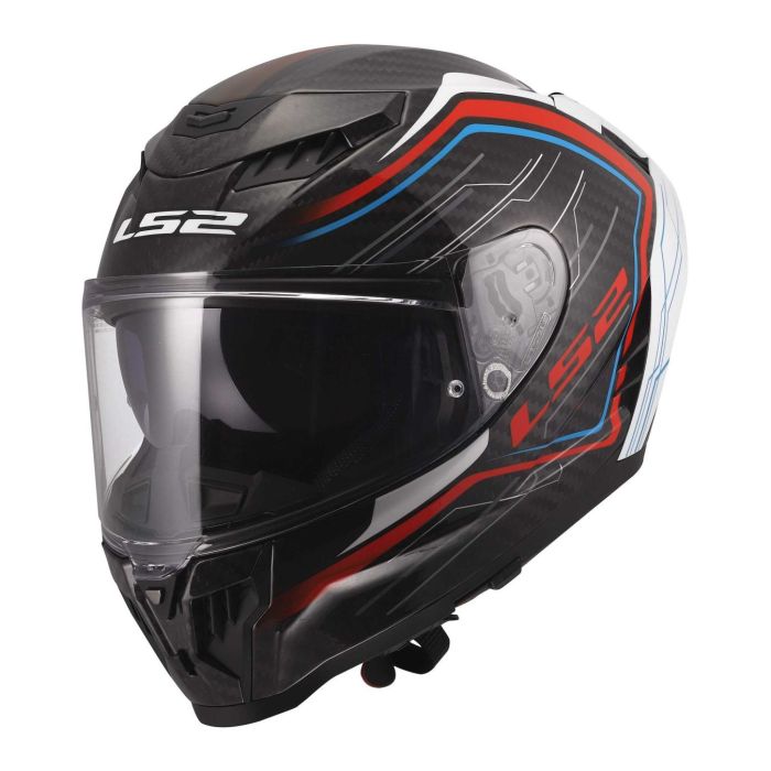Casco Integrale Ls2 Ff807 Dragon Subic White Blue Red