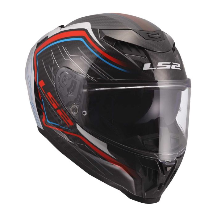 Casco Integrale Ls2 Ff807 Dragon Subic White Blue Red