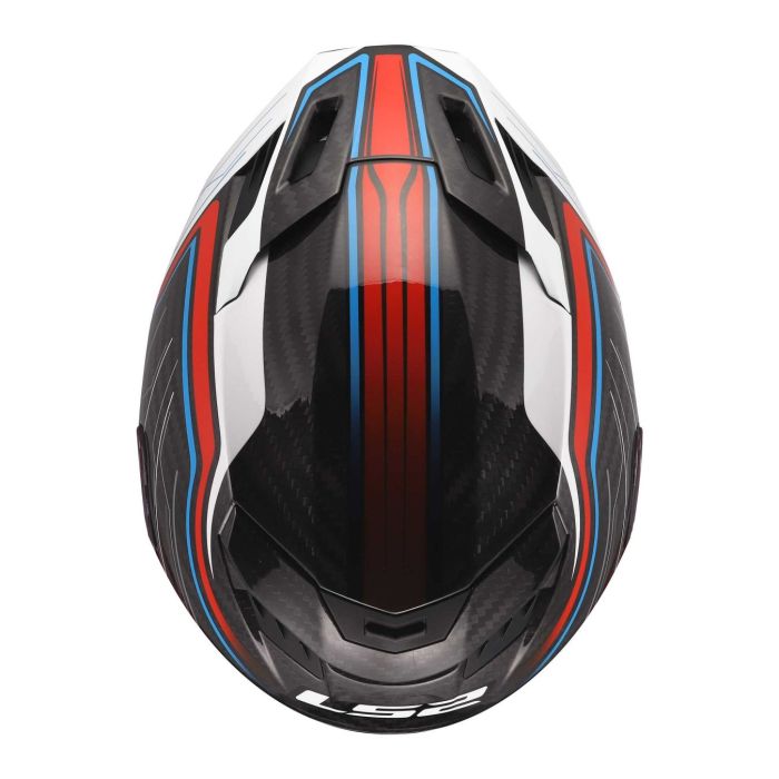 Casco Integrale Ls2 Ff807 Dragon Subic White Blue Red