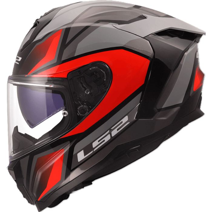 Casco Integrale Ls2 Ff817 Challenger II Viper Grey Red