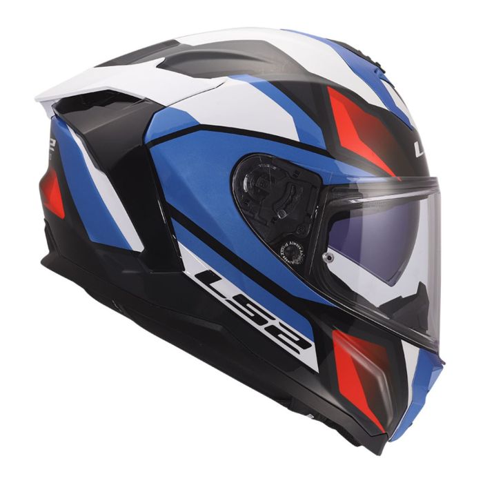 Casco Integrale Ls2 Ff817 Challenger II Viper White Blue Red