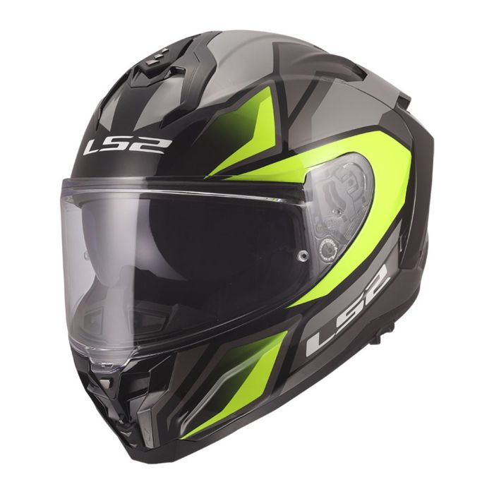 Casco Integrale Ls2 Ff817 Challenger II Viper Grey H-v Yellow