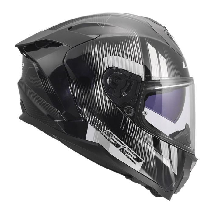 Casco Integrale Ls2 Ff817 Challenger II Nitro Black Grey