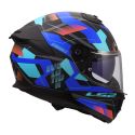 Casco Integrale Ls2 Ff808 Stream II Mika 06 Black Blue