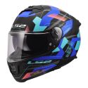Casco Integrale Ls2 Ff808 Stream II Mika 06 Black Blue