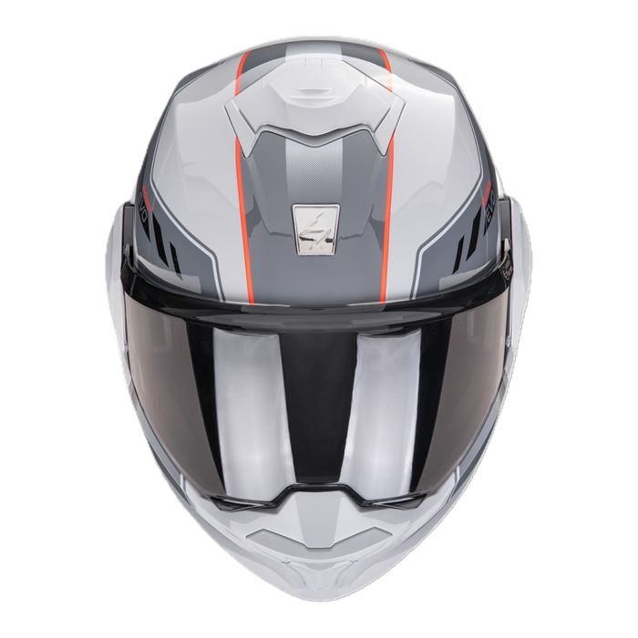 Casco Ribaltabile Scorpion Exo-tech Evo Socius Grigio Rosso