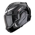 Casco Ribaltabile Scorpion Exo-tech Evo Pro Acuti Nero Argento