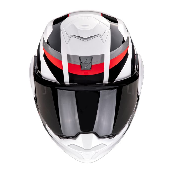 Casco Ribaltabile Scorpion Exo-tech Evo Pro Acuti Grigio Nero Rosso