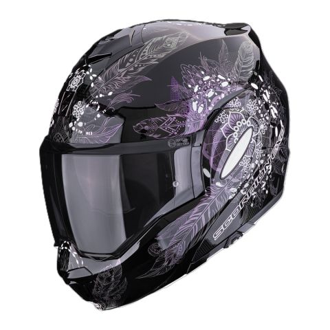 Casco Ribaltabile Scorpion Exo-tech Evo Dream Nero Camaleon