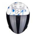 Casco Jet Scorpion Exo-230 Loop Bianco Blu