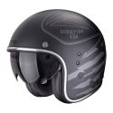 Casco Jet Scorpion Belfast Evo Dawg Nero Argento Opaco