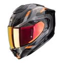 Casco Integrale Scorpion Exo-1500 Air Sleek Nero Arancione