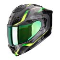 Casco Integrale Scorpion Exo-1500 Air Sleek Nero Verde