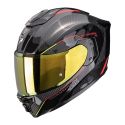 Casco Integrale Scorpion Exo-1500 Carbon Air Mundi Nero Rosso Giallo