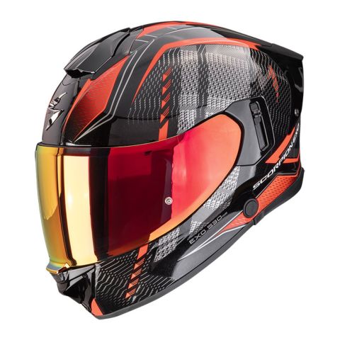 Casco Integrale Scorpion Exo-530 Air Theras Metallizzato Nero Ro