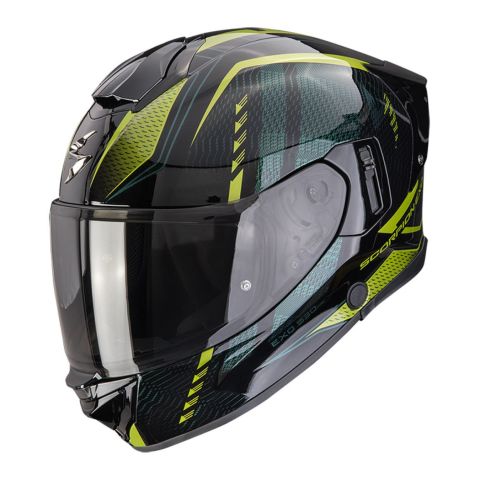Casco Integrale Scorpion Exo-530 Air Theras Nero Verde