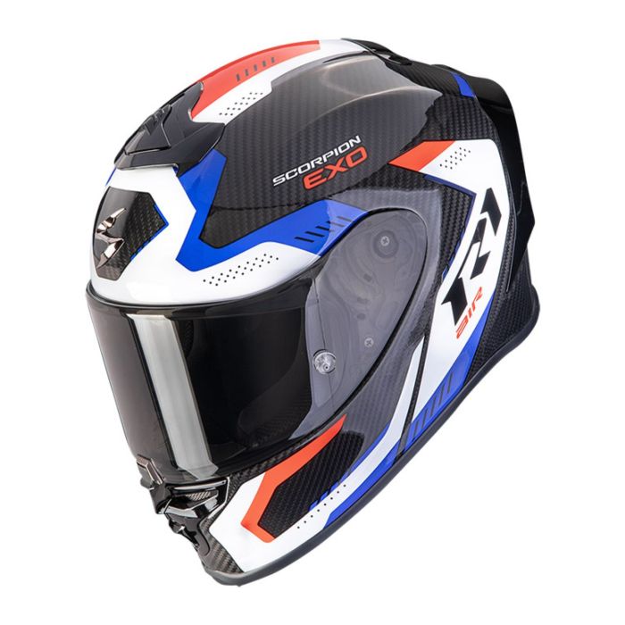 Casco Integrale Scorpion Exo-r1 Evo Carbon Air Propel Nero Bianco Rosso