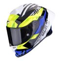 Casco Integrale Scorpion Exo-r1 Evo II Air Valere Nero Blu Giallo Fluo