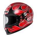 Casco Integrale ShoeiGlamster 06 Blast Rosso Nero