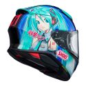 Casco Integrale ShoeiNxr2 Hatsune Miku TC4 Azzurro