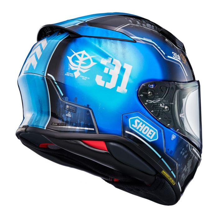 Casco Integrale ShoeiNxr2 Ramba Ral's Bugu TC2 Azzurro