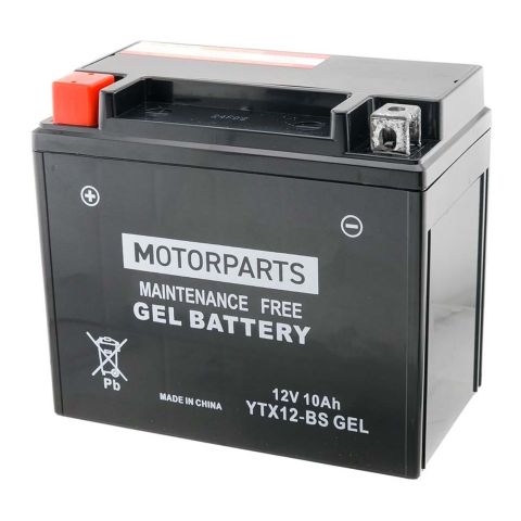 Batteria Motorparts Ytx12-bs Al Gel Senza Manutenzione - Pronta All´uso