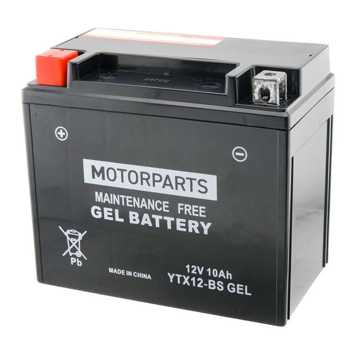 Batteria Motorparts Ytx12-bs Al Gel Senza Manutenzione - Pronta All´uso