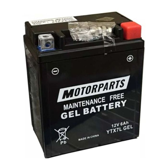 Batteria Motorparts Ytx7l Al Gel Senza Manutenzione - Pronta All´uso