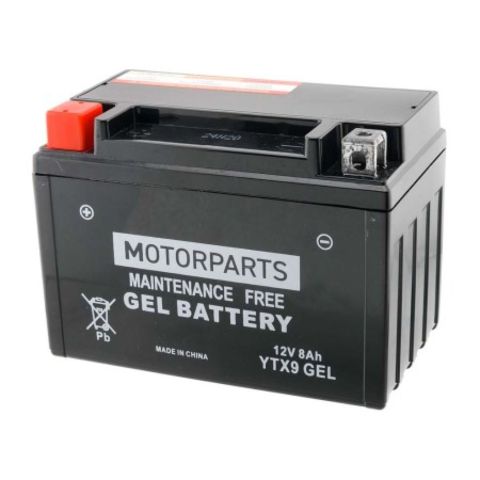 Batteria Motorparts Ytx9 Al Gel Senza Manutenzione - Pronta All´uso