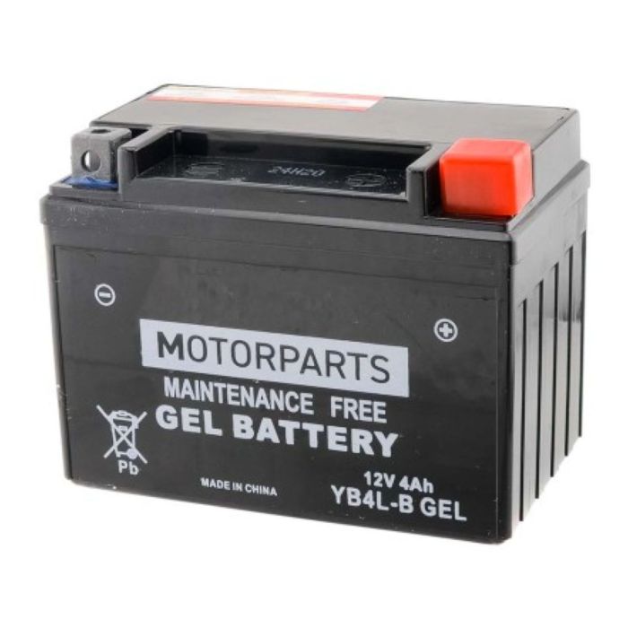 Batteria Motorparts Yb4l-b Al Gel Senza Manutenzione - Pronta All´uso