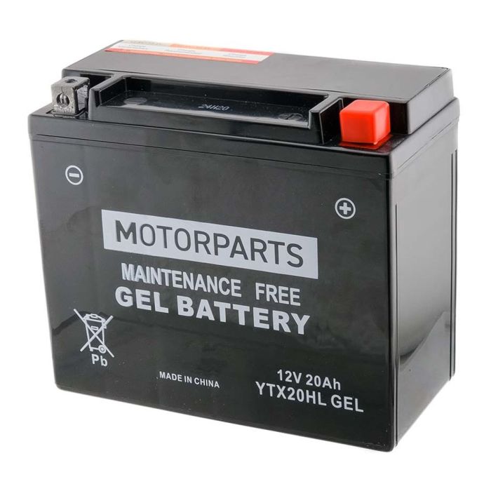 Batteria Motorparts Ytx20hl Al Gel Senza Manutenzione - Pronta All´uso