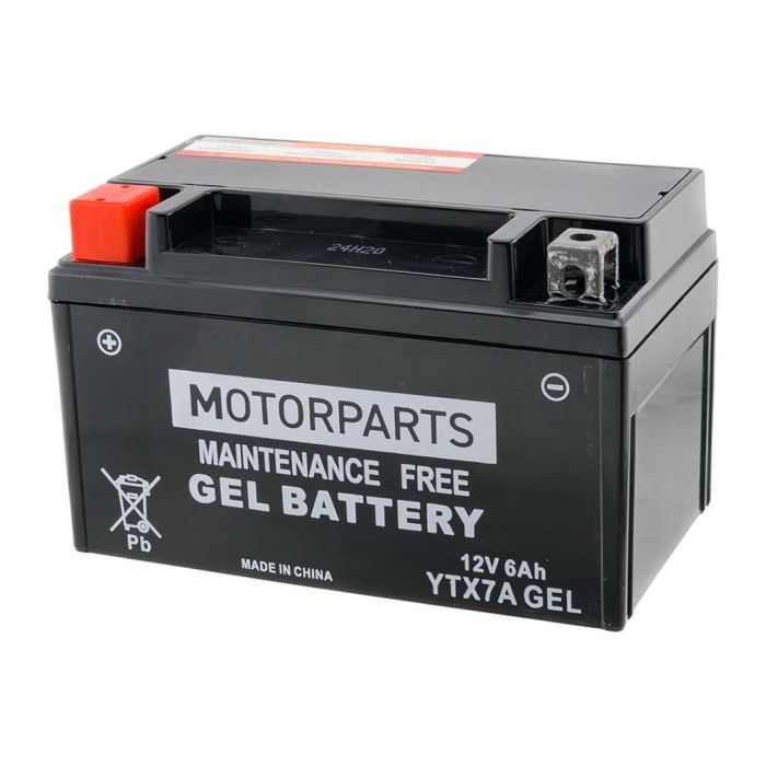 Batteria Motorparts Ytx7a Al Gel Senza Manutenzione - Pronta All´uso