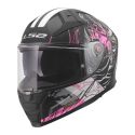 Casco Integrale Ls2 Ff811 Vector II Darflo 06 Black Pink