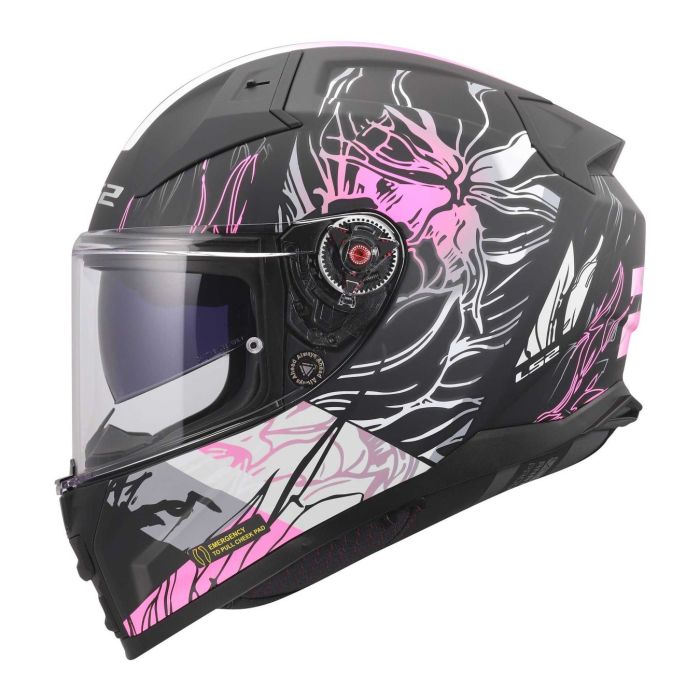 Casco Integrale Ls2 Ff811 Vector II Darflo 06 Black Pink