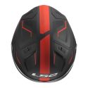 Casco Jet Ls2 Of603 Infinity II Veyron 06 Black Grey Red