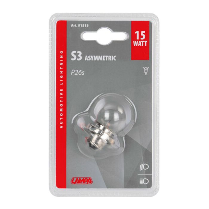 Lampada 12v S3 P26s 15w