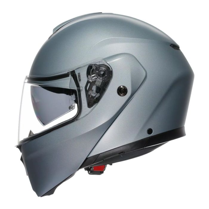 Casco Agv Streetmodular E06 Matt Silver
